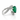 950 Platinum Emerald & Diamond Ring