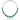 18kt White Gold Emerald & Diamond Necklace