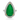 14kt White Gold Colombian Emerald & Diamond Ring