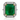 14kt White Gold Emerald & Diamond Ring