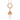 18kt Rose Gold Tridana Salt Water White Clam Pearl & Diamond Pendant Necklace