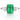 950 Platinum Colombian Emerald & Diamond Ring
