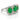 950 Platinum Emerald & Diamond Trilogy Ring