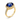 14kt Yellow Gold Ceylon Sapphire & Diamond Ring
