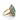 18kt Rose Gold Emerald & Diamond Ring