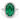 18kt White Gold Emerald & Diamond Ring