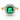 18kt Yellow Gold Colombian Emerald & Diamond Ring