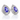 14kt White Gold Tanzanite & Diamond Earrings