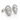 18kt White Gold Diamond Stud Earrings