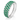 18kt White Gold Colombian Emerald & Diamond Bangle